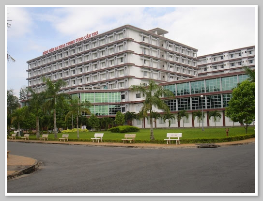 Khuôn viên Bệnh viện Đa khoa Trung ương Cần Thơ rộng lớn và hiện đại 