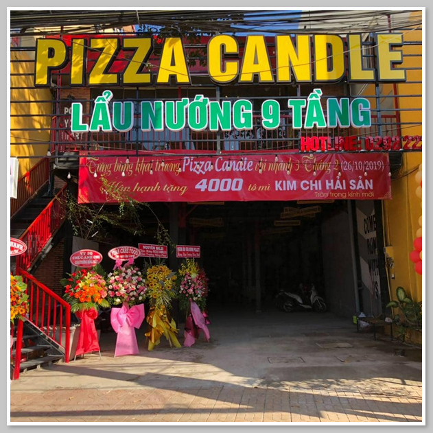 Pizza Candle - quán ăn vặt được giới trẻ yêu thích 