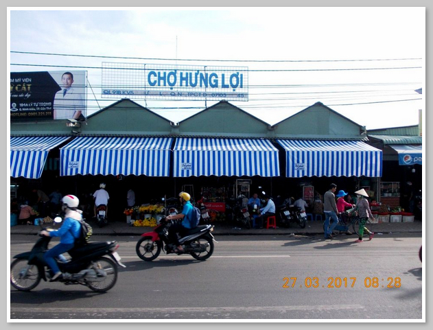 Hình ảnh khu chợ Hưng Lợi 