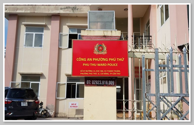 Trụ sở công an phường Phú Thứ Cái Răng Cần Thơ