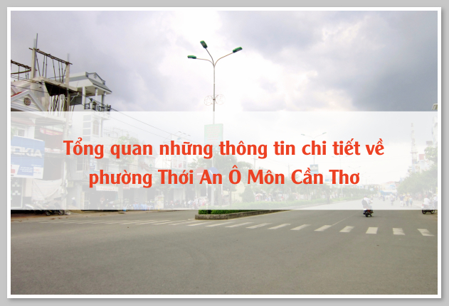 Tổng quan những thông tin chi tiết về phường Thới An Ô Môn Cần Thơ