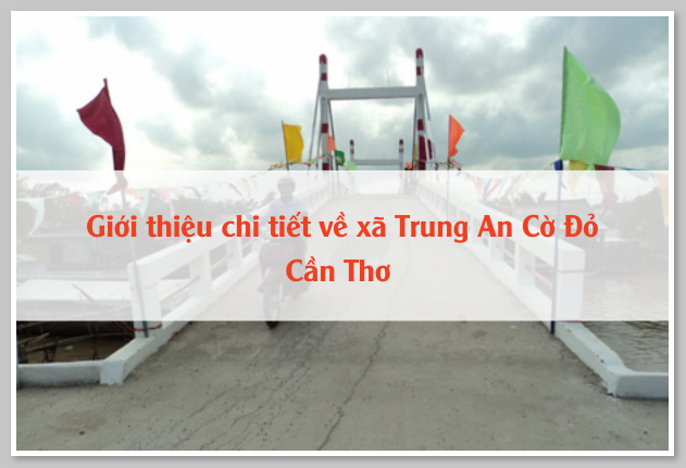 Giới thiệu chi tiết về xã Trung An Cờ Đỏ Cần Thơ