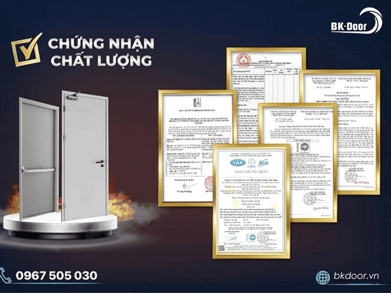 Top 4 lý do khiến các nhà thầu xây dựng tin chọn cửa chống cháy BKDoor cho mọi dự án
